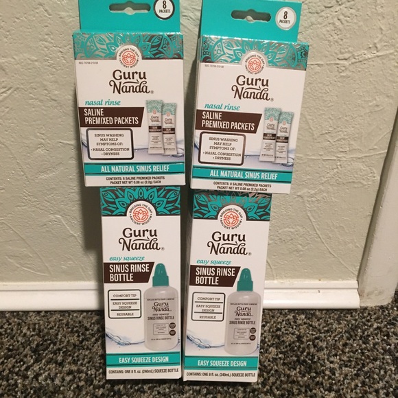 Guru Nanda Other - Guru Nanda Easy Squeeze Sinus Rinse Bottle Set